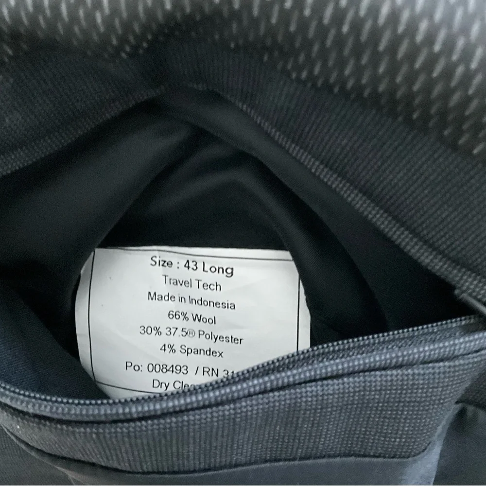 Jos A Bank Travel Tech Slim Fit Graphite Suit Jacket